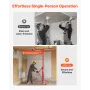3353 mm Gipspladeløft, Heavy Duty 68 kg Sheetrock-hejs med