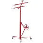 3353mm Drywall Lift, Heavy-Duty 68 kg Sheetrock Hoist with Adjustable Telescoping Arm, Lockable Wheels, Drywall Lifter Panel Jac