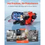 RV Water Pump, 12V DC 5 GPM (18.9 L/min), 4-Chamber Self-Priming Diaphragm Water Pump with Automatic Pressure Switch, 70 PSI Max
