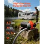 VEVOR RV Water Pump, 12V DC 4 GPM (15.1 L/min), 3-Chamber Self-Priming Diaphragm Water Pump with Automatic Pressure Switch, 40 P