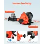 RV vandpumpe, 12V DC 4 GPM (15,1 L/min), 3-kammer selvansugende