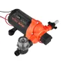RV Water Pump, 12V DC 4 GPM (15.1 L/min), 3-Chamber Self-Priming Diaphragm Water Pump with Automatic Pressure Switch, 40 PSI Max