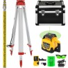 Rotary Green Laser Kit 500m+1.65m Aluminum Tripod+5m Laser Level Staff