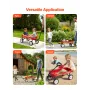 VEVOR Pull-Along Wagon for Kids, 101 cm Toddler Wagons, Supports up to 80kg, All-Terrain Wagons with Handle, Utility Wagon Cart 