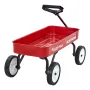 VEVOR Pull-Along Wagon for Kids, 101 cm Toddler Wagons, Supports up to 80kg, All-Terrain Wagons with Handle, Utility Wagon Cart 