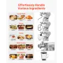 Stand Mixer, 4.3 L Electric Kitchen Mixer, 1300W Dough-Mixer, 6+P Speeds Tilt-head Food-Mixer with 1.5 L Blender Cup, Stainless 