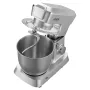 Stand Mixer, 4.3 L Electric Kitchen Mixer, 1300W Dough-Mixer, 6+P Speeds Tilt-head Food-Mixer with 1.5 L Blender Cup, Stainless 