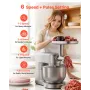 VEVOR Stand Mixer, 6 L Electric Kitchen Mixer, 1500W Dough-Mixer, 6+P Speeds Tilt-head Food-Mixer with 1.5 L Blender Cup, Stainl