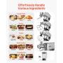 Stand Mixer, 5.7 L Electric Kitchen Mixer, 1500W Dough-Mixer, 6+P Speeds Tilt-head Food-Mixer with 1.5 L Blender Cup, Stainless 