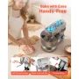 Stand Mixer, 5.7 L Electric Kitchen Mixer, 1500W Dough-Mixer, 6+P Speeds Tilt-head Food-Mixer with 1.5 L Blender Cup, Stainless 