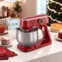 VEVOR Stand Mixer, 7.4 L Electric Kitchen Mixer, 1800W Dough-Mixer, 10 Speeds Tilt-head Food-Mixer with Stainless Steel Bowl, Do