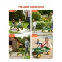 VEVOR Pull-Along Wagon for Kids, 101 cm Toddler Wagons, Supports up to 80kg, All-Terrain Wagons with Handle, Utility Wagon Cart 