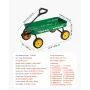 Pull-Along Wagon for Kids, 101 cm Toddler Wagons, Supports up to 80kg, All-Terrain Wagons with Handle, Utility Wagon Cart Birthd