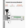 Wheel Clamp & Magnetic Adapter, 1 PC Aluminum Alloy Wheel Alignment Tool for Precise Camber Gauge, Fits 279-635 mm Rims, Univers