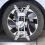 Wheel Clamp & Magnetic Adapter, 1 PC Aluminum Alloy Wheel Alignment Tool for Precise Camber Gauge, Fits 279-635 mm Rims, Univers