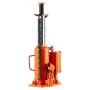 Air Hydraulic Bottle Jack, 12 Ton Max Load Capacity, 265-505 mm Lifting Range, Pneumatic/Manual Heavy Duty Welded Bottle Jack wi