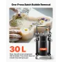 VEVOR Pressure Pot Paint Tank, 30 L Heavy Duty Steel Pressure Pot Tank, Spray Paint Pressures Pots with Three Quick-Connect Coup