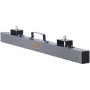 Hanging Magnetic Sweeper Pickup Tool, 42.2 kg Nail Hang-Type Magnetic Forklift Sweeper, Industrial Grade Magnets Steel Material 