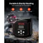 VEVOR Dual Battery Isolator, 12V 300 Amp, Manual and Automatic VSR Voltage Sensitive Relay with LCD Screen, Smart Battery Isolat