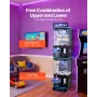 Claw Crane Machine, Medium-Sized Arcade Game Machine with Claw + Grabber Double-Layer, Light & Sound, Toy Candy Grabber Prize Di