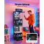 Claw Crane Machine, Medium-Sized Arcade Game Machine with Claw + Grabber Double-Layer, Light & Sound, Toy Candy Grabber Prize Di