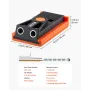 Pocket Hole Jig Kit, 12,7 til 38,1 mm Justerbar, Mini Jig