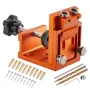 Pocket Hole Jig Kit, 12 mm til 48 mm Justerbar, Jig Pocket Hole