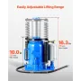 Air Hydraulic Bottle Jack, 32 Ton (70546,9 lbs) Kapacitet