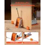 Pocket Hole Jig Kit, 12.7 to 38.1 mm Adjustable, Jig Pocket Hole System with Toolcase, C-Clamp, Step Drill, Hex Wrench, Drill St