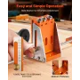 Pocket Hole Jig Kit, 12,7 til 38,1 mm justerbart, Jig Pocket