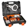 VEVOR Pocket Hole Jig Kit, 12.7 to 38.1 mm Adjustable, Jig Pocket Hole System with Toolcase, C-Clamp, Step Drill, Hex Wrench, Dr