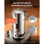 VEVOR Electric Brewing System, 8 Gal/30L Brewing Pot Home Beer Brewer, 304 Stainless Steel Body, Mash Boil Device with Integrate