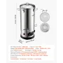 VEVOR Electric Brewing System, 8 Gal/30L Brewing Pot Home Beer Brewer, 304 Stainless Steel Body, Mash Boil Device with Integrate