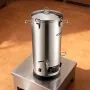 Electric Brewing System, 8 Gal/30L Brewing Pot Home Beer Brewer, 304 Stainless Steel Body, Mash Boil Device with Integrated Inne