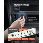 Monoblock Car Amplifier, 400W RMS MAX, 1/2/4 Ohm Stable, 1-Channel Class D Car Audio Amplifier with Remote Subwoofer Level Contr