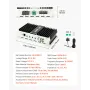 Monoblock Car Amplifier, 400W RMS MAX, 1/2/4 Ohm Stable, 1-Channel Class D Car Audio Amplifier with Remote Subwoofer Level Contr