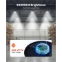 10 Pack LED High Bay Lights, 5000K 200W 30000LM Super Bright