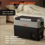Portable Car Refrigerator Freezer Compressor 45.4 L Dual Zone for Car Home
