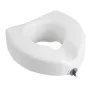 Raised Toilet Seat, 158.8 kg Capacity, 127 mm Lift Height, Commode Elevated Toilet Seat Riser with Enlarged Opening for Seniors,