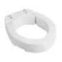 Raised Toilet Seat, 136.1 kg Load Capacity, 88.9 mm Lift Height, Commode Elevated Toilet Seat Riser with Enlarged Opening for Se