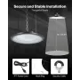 20 Pack LED High Bay Lights, 5000K 150W 21000LM Super Bright