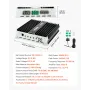 monoblok bilforstærker, 1200W RMS MAX, 1/2/4 ohm stabil