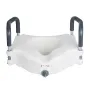 Raised Toilet Seat with Arms, 136.1 kg Load Capacity, 127 mm Lift Height, Widened Commode Elevated Toilet Seat Riser with Padded