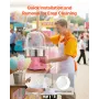 VEVOR Cotton Candy Machine Cover, Transparent Acrylic Dome Bubble Shield, Cotton Candy Machine Bubble Shield Compatible with 381