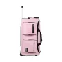 Dance Bag with Garment Rack, 736.6 mm Rolling Dance Duffel, with Wheels, USB Port, Height Adjustable Clothes Rack, Privacy Prote