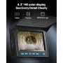 Sewer Camera, 50m, Self-Leveling Drain Inspection Camera with 1080P HD Screen, IP68 Waterproof Snake Plumbing Cameras with Light