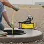 Sewer Camera, 50m, Self-Leveling Drain Inspection Camera with 1080P HD Screen, IP68 Waterproof Snake Plumbing Cameras with Light