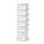 6 Tiers Rotating Shoe Rack Tower, 360° Spinning Shoe Rack, Revolving Storage Round Carousel Display, Freestanding Lazy Susan Org