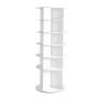 6 Tiers Rotating Shoe Rack Tower, 360° Spinning Shoe Rack, Revolving Storage Round Carousel Display, Freestanding Lazy Susan Org