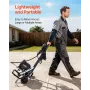 Stand Airless Paint Sprayer, 650W, 3000PSI High Pressure Airless Sprayer with Cart, Cleaning Brush, Hose, Extension Rod, Nozzles